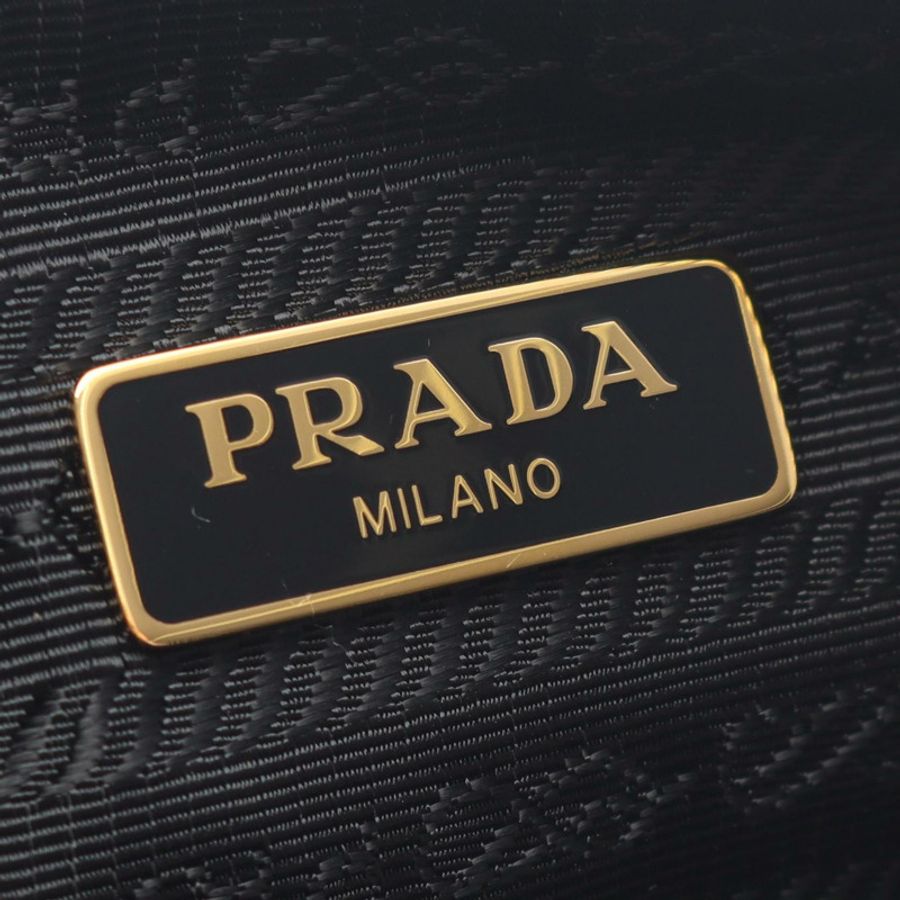 PRADA VIT.DAINO SOFT 單肩包 1NF0622DKVF0002 黑色真皮 全新 女士-3