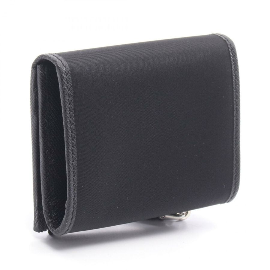 PRADA Re-Nylon 雙折皮夾 2MC1282DMHF0002 尼龍皮革 黑色 全新 女士-1
