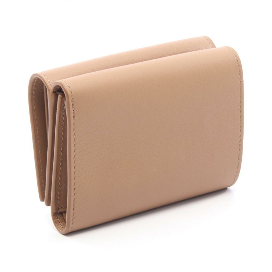 LOEWE 未來主義貓咪三折錢包 C643TR2X54 皮革 棕色 多色 新款 女士-1