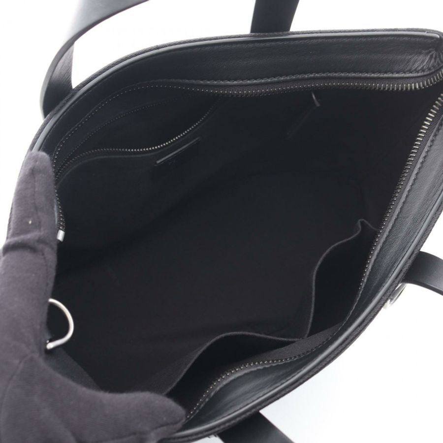 FENDI FF 購物小手提包 7VA658AVC6F05TR 帆布皮革 黑色 全新-2