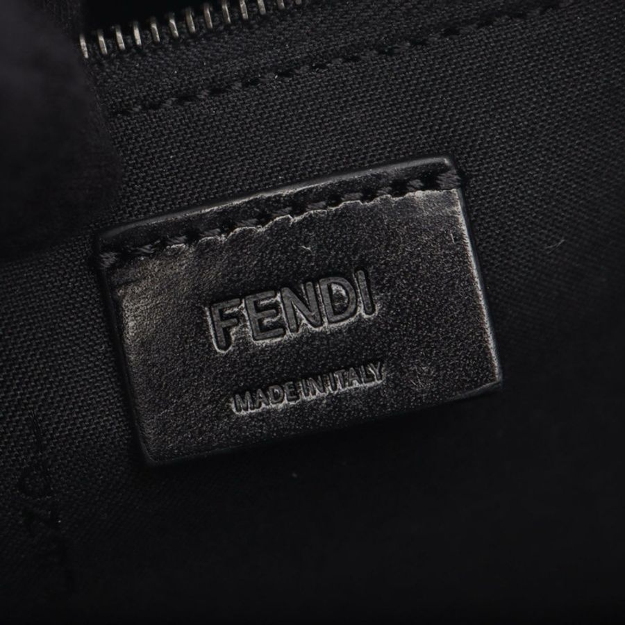 FENDI FF 購物小手提包 7VA658AVC6F05TR 帆布皮革 黑色 全新-3