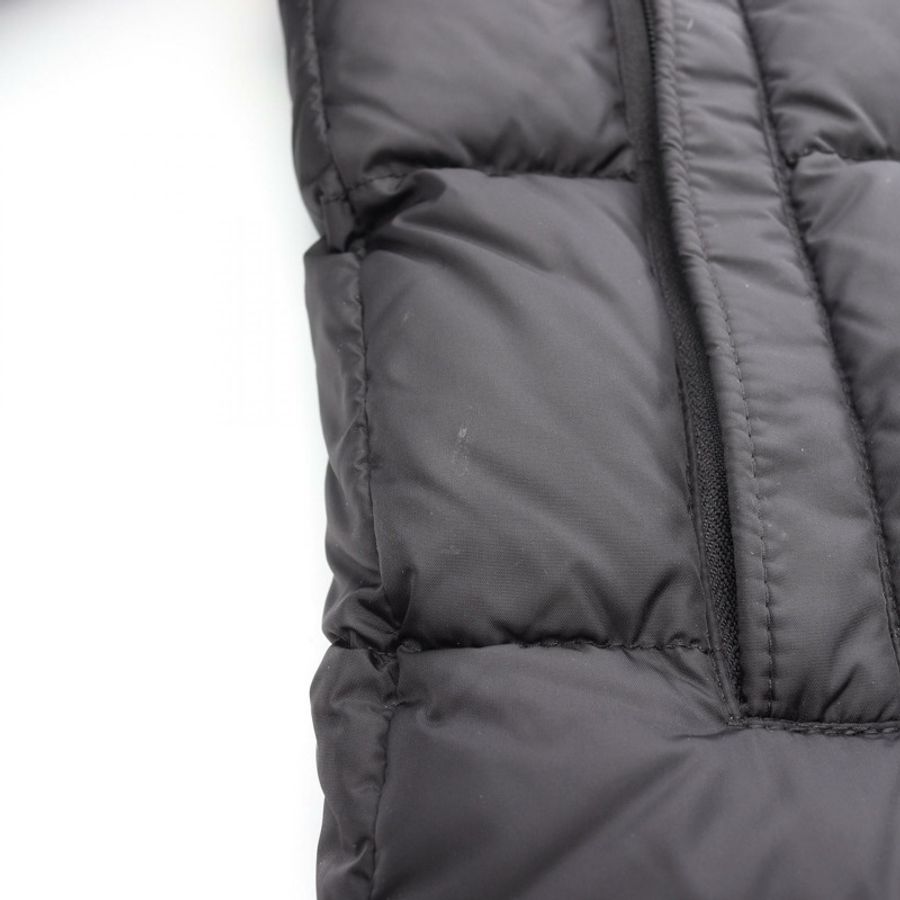 MONCLER AITON Logo 連帽羽絨外套 4188405 尼龍 黑色 二手 男款 #3-9