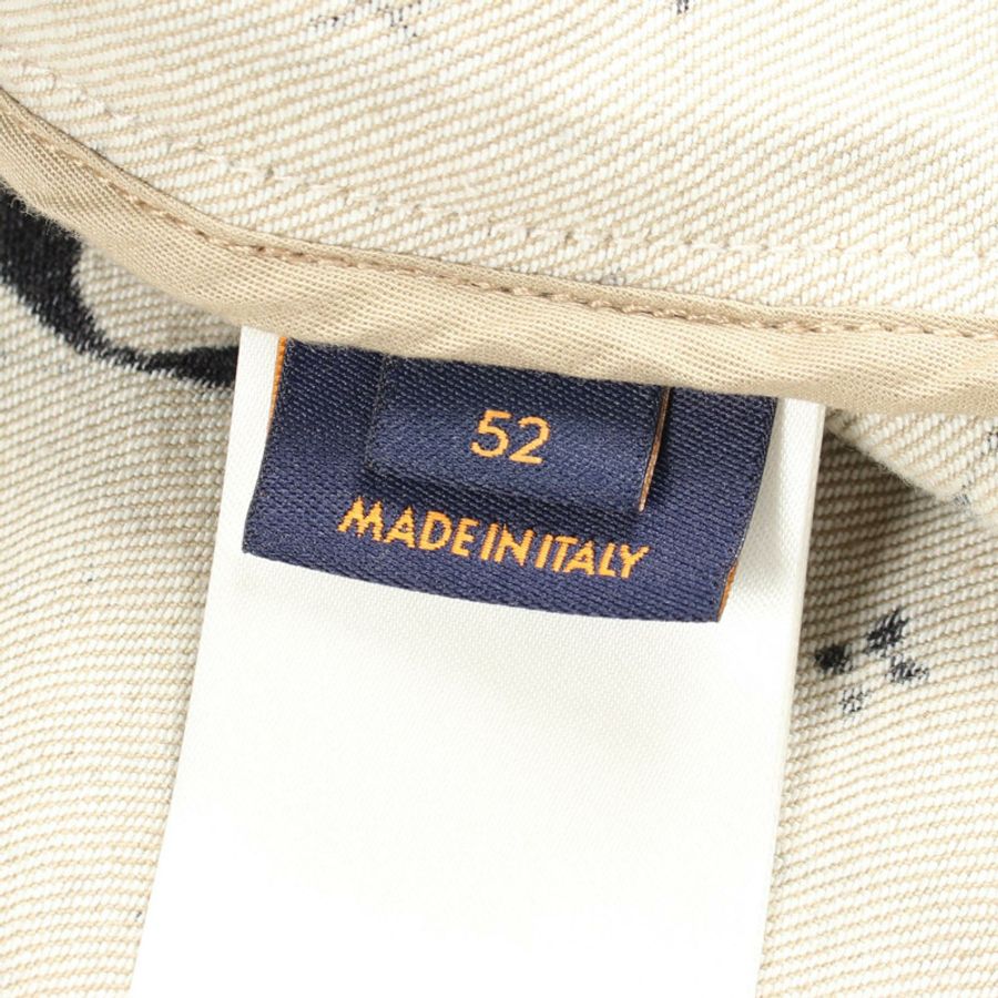 路易威登 Monogram 訂製牛仔外套 Blouson #52 棉質綠色 二手 男款-5