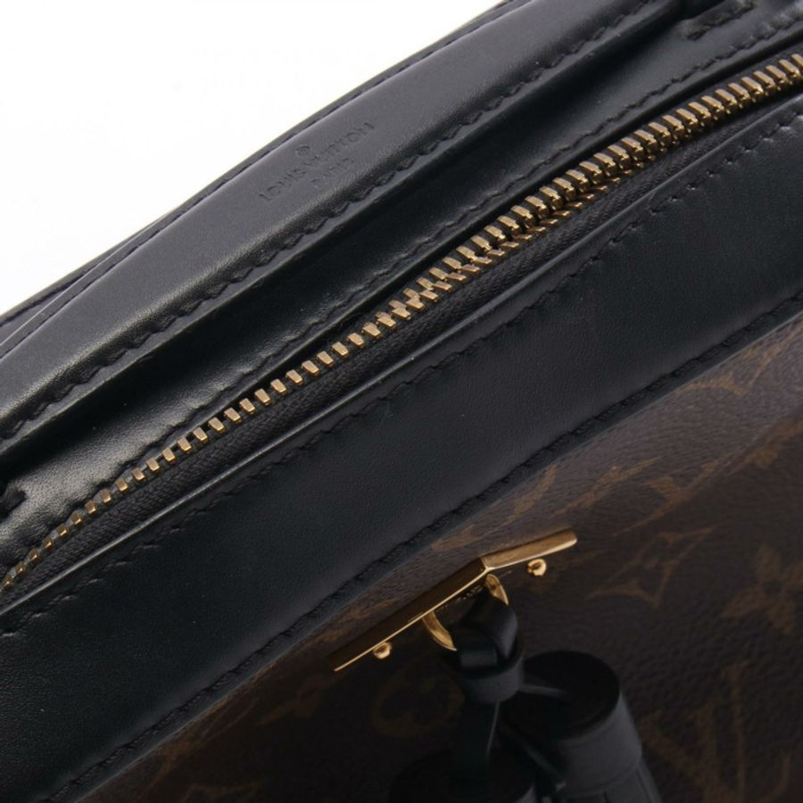 路易威登 Saintonge 單肩斜背包 M43555 Monogram 皮革 Noir 二手-6