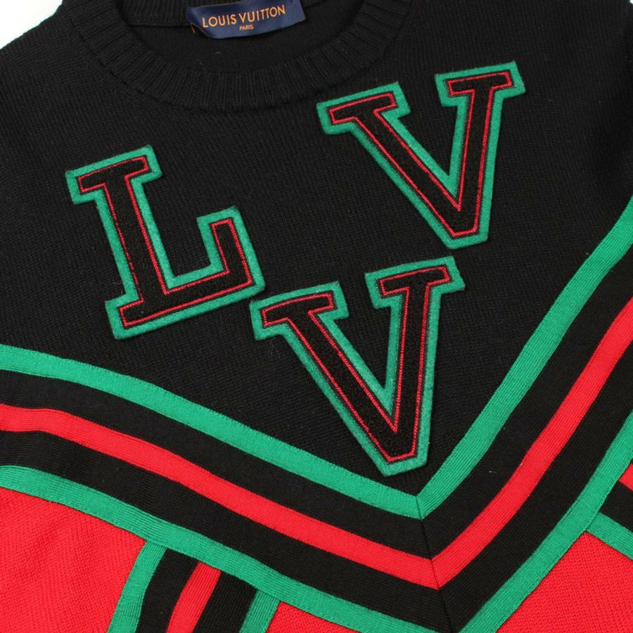 路易威登 LVV 運動隊圓領針織衫 #M RM221 ZLL HMN64W 羊毛-7