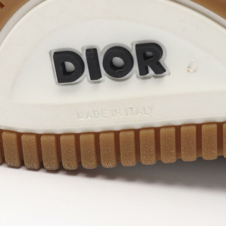 Christian Dior B27 Oblique 運動鞋 #40 皮革帆布 黑色 海軍藍 米色-5