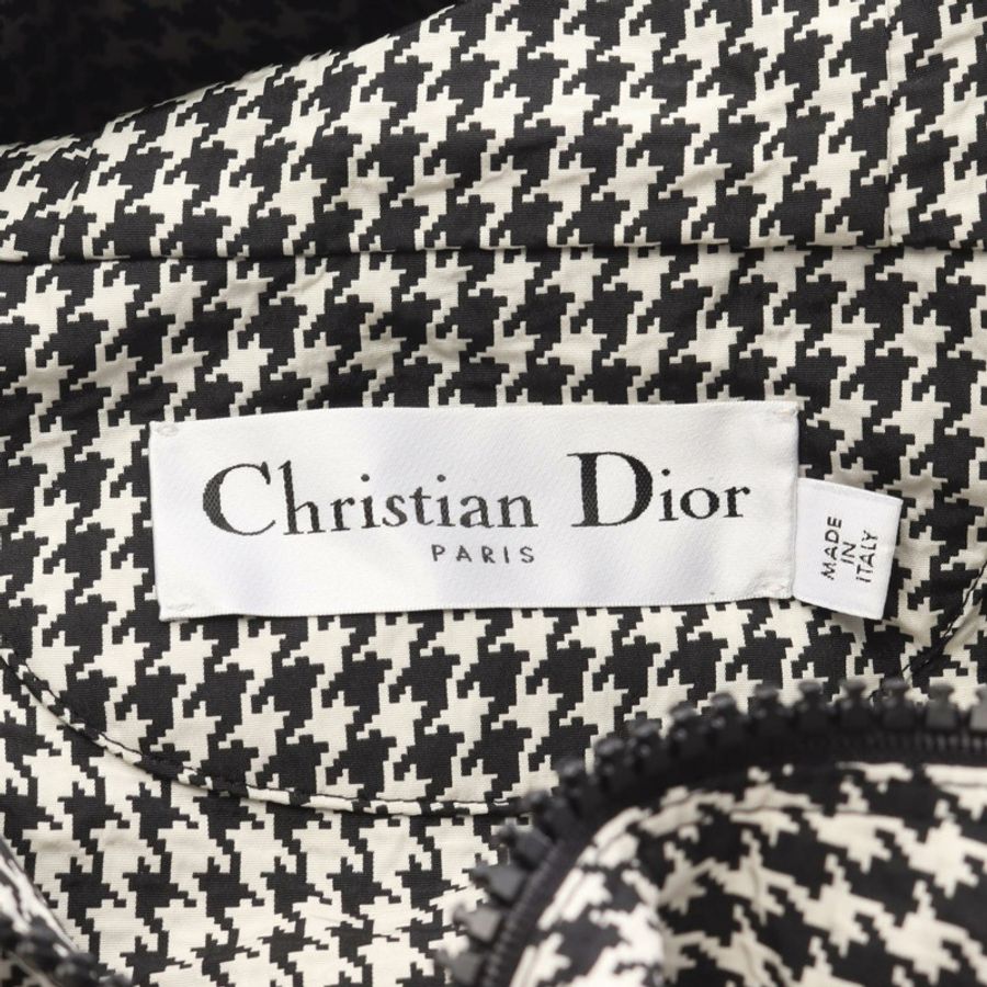 Christian Dior 千鳥格紋連帽登山外套 #S 聚酯纖維 二手-2