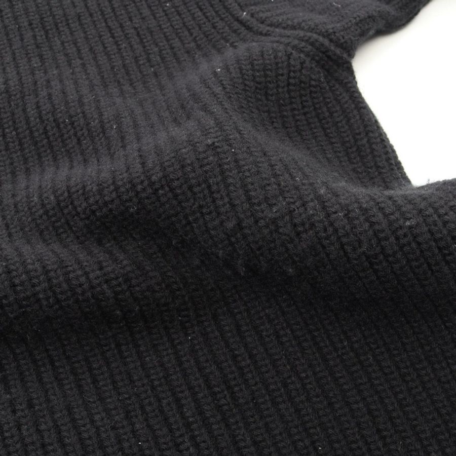 CELINE Logo Oversized 羅紋針織衫 2A19R423P 羊毛 黑色 #M 二手男款-7