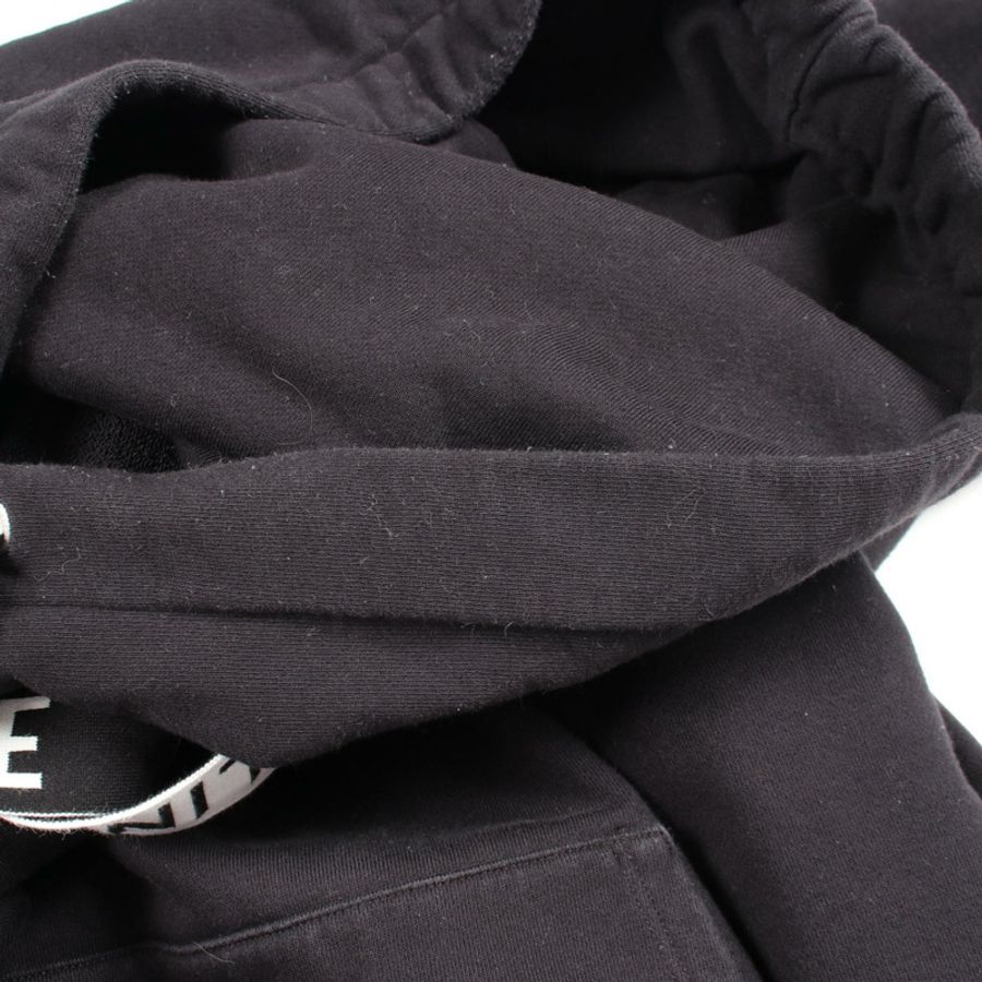 CELINE Logo 寬鬆連帽衫 2Y468670Q 純棉 黑色 #XXL 二手男款-10
