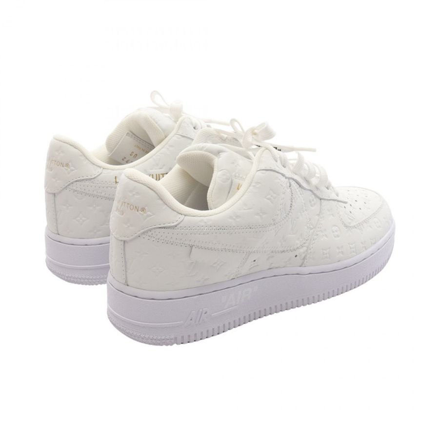 路易威登 Air Force 1 Low Monogram 白色真皮運動鞋,二手男款 7 碼-1