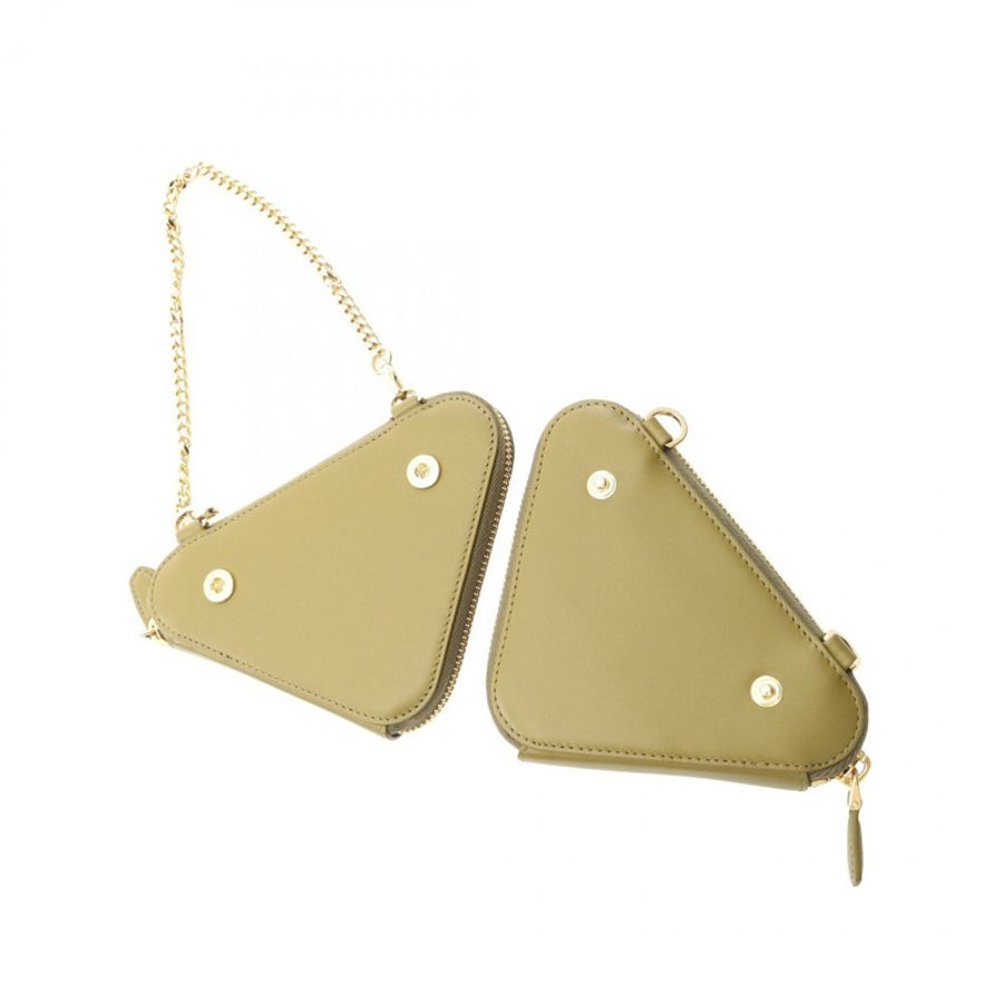 PRADA MINI CONTENITORI 鏈條肩背斜背包 1NR015 皮革拉菲草-4