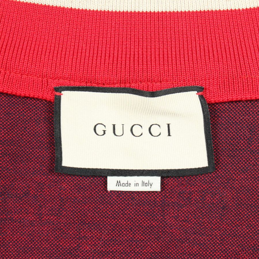 GUCCI GG 提花其他外套 496919 棉 海軍藍 紅色 米色 二手 男款-2