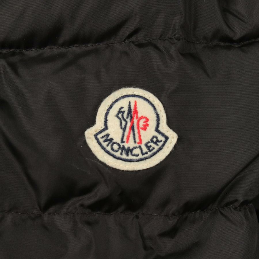 MONCLER FLAMMETTE 連帽羽絨外套 4993105 尼龍 黑色 #1 二手 女款-5