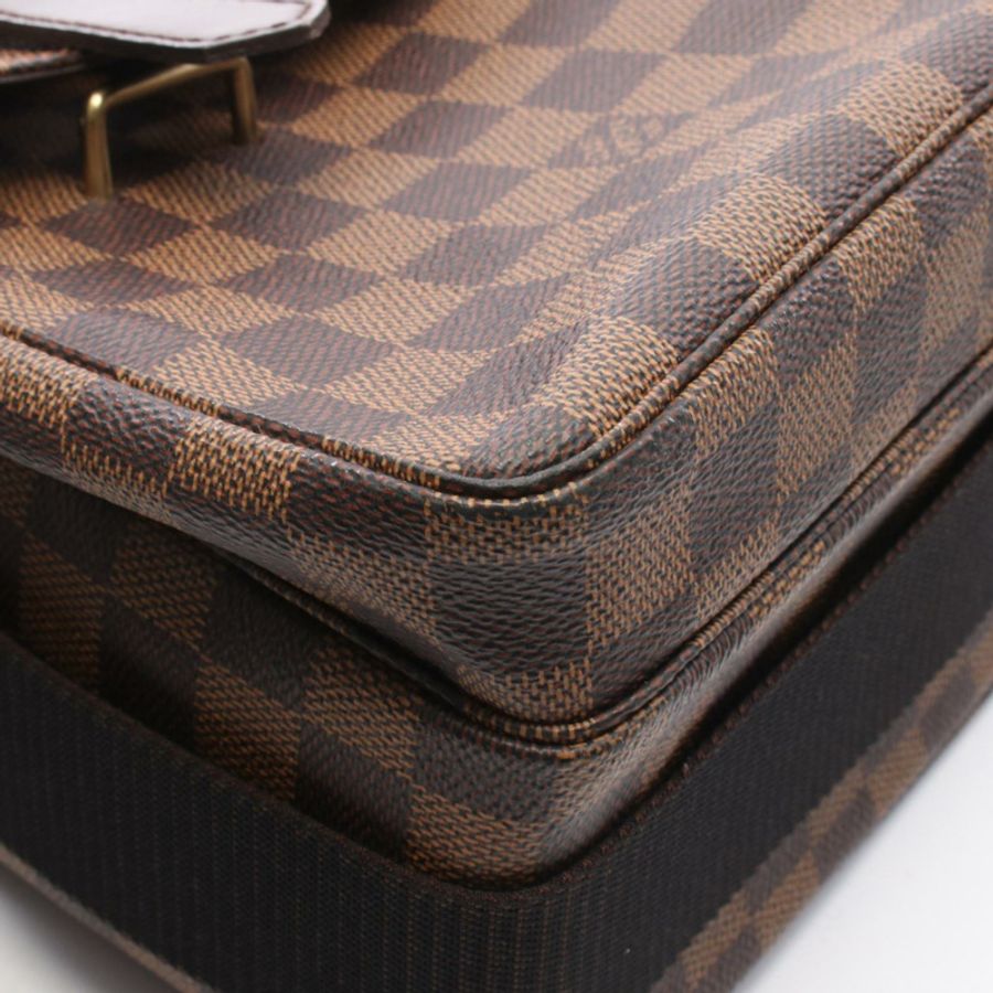 路易威登 Broadway 斜背單肩包 N42270 Damier 皮革 Ebene 二手-6
