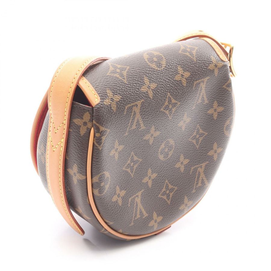 路易威登 Tambourine 單肩斜背包 M44860 Monogram 棕色皮革-1