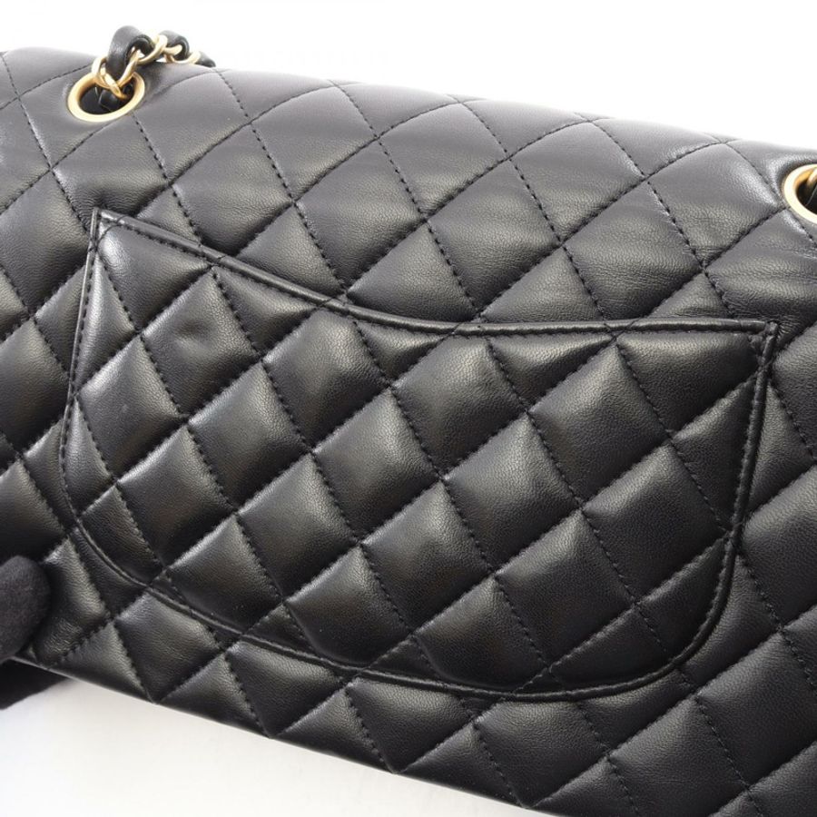 香奈兒 (CHANEL) 絎縫雙蓋 Icon Charm 鏈條肩背包 A01112 羊皮 GHW-7