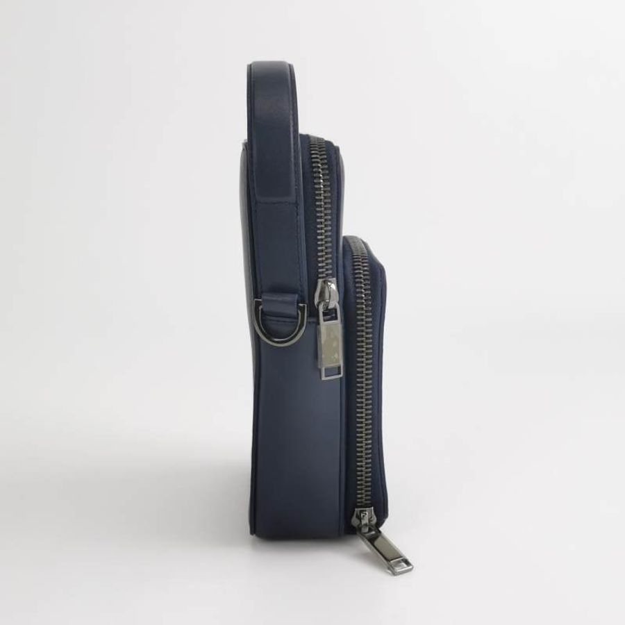 Dior 牛皮拼色字母Logo拉鍊斜背包-3
