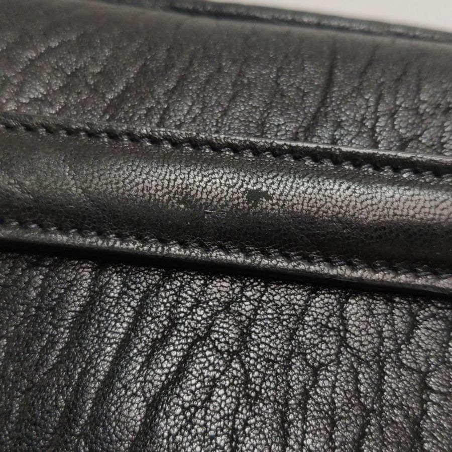 Saint Laurent Calypso小號羊皮純色YSL標誌肩包-10