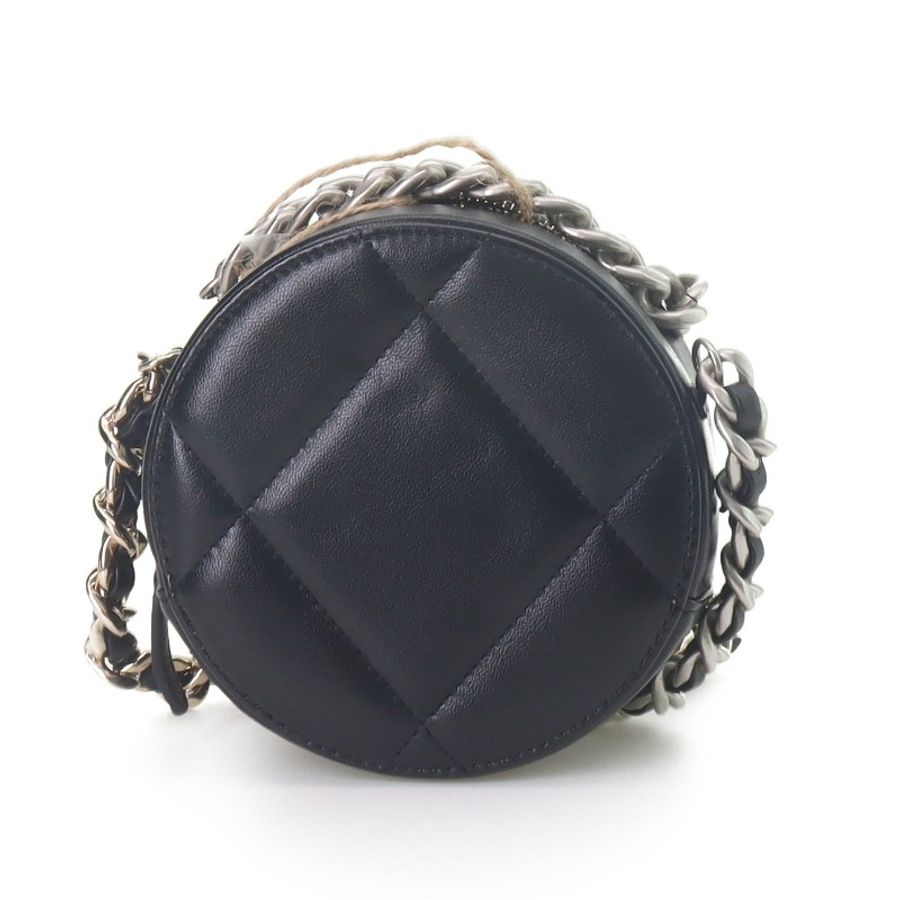 CHANEL 19bag 羊皮圓餅包 晚宴包-2