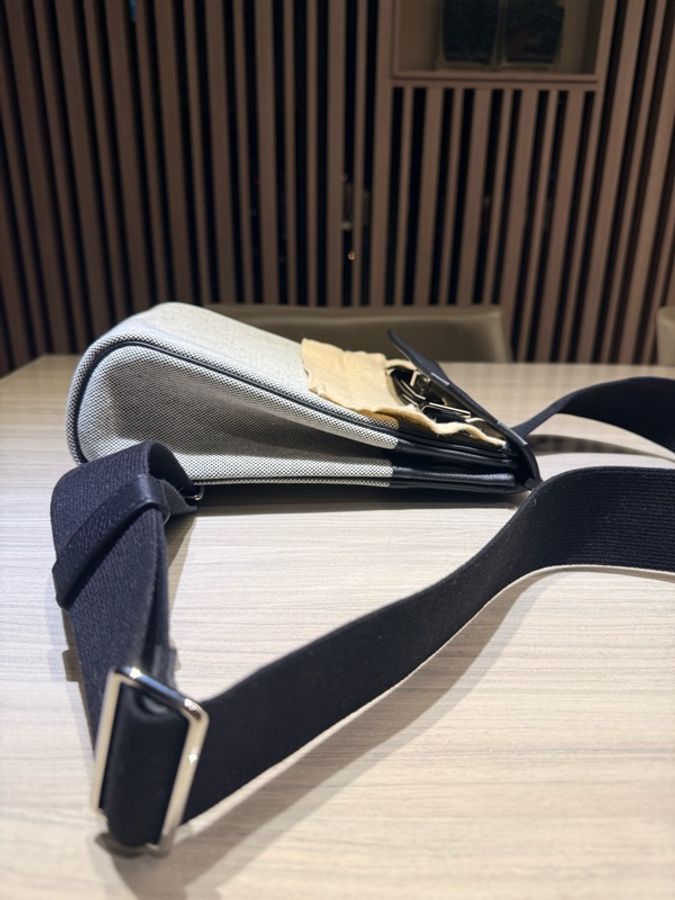 HERMÈS Hac a Dos PM 全新 愛馬仕 後背包 Toile H 帆布 Togo皮革 專櫃購入-4
