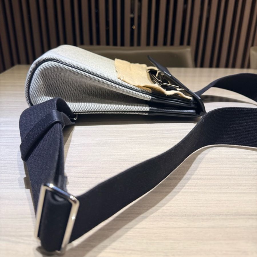 HERMÈS Hac a Dos PM 全新 愛馬仕 後背包 Toile H 帆布 Togo皮革 專櫃購入-10