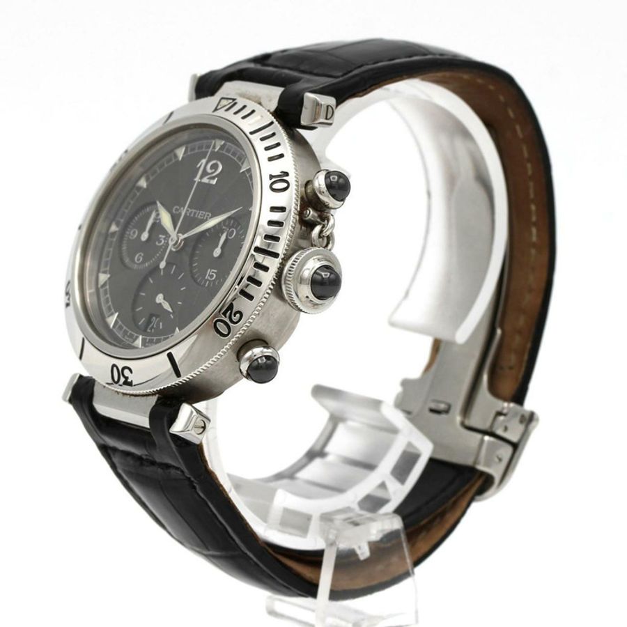 卡地亞 Pasha 950 Chrono SSxPT W3105155 自動腕錶-1