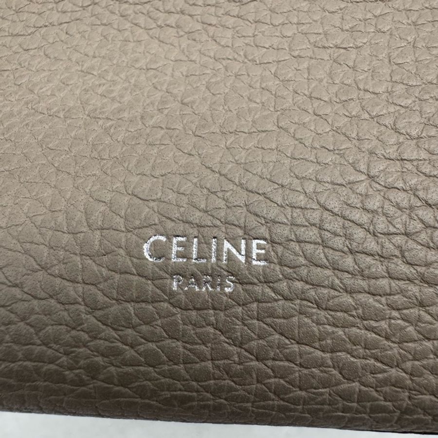 Celine 大象灰Big Bag荔枝牛皮單肩包通勤休閒王者-13