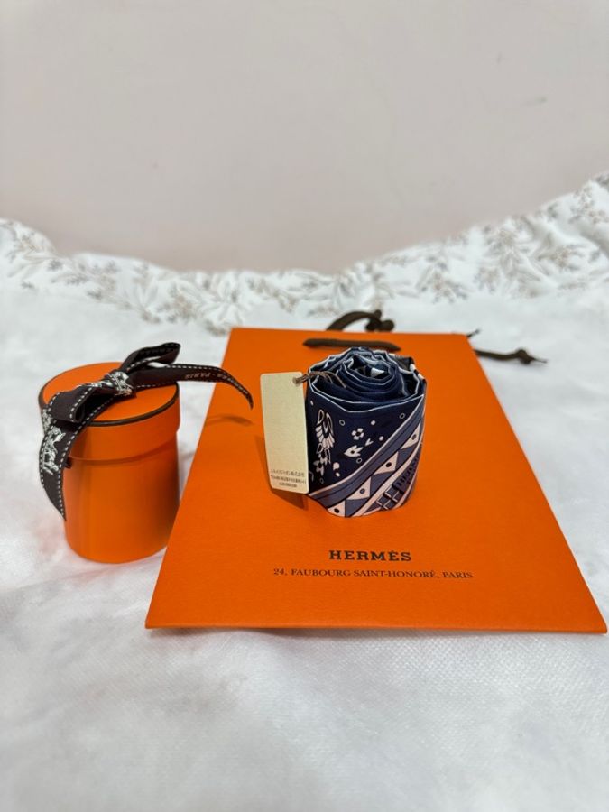 愛馬仕絲巾 Cheval de Coeur Bandana Twilly-14