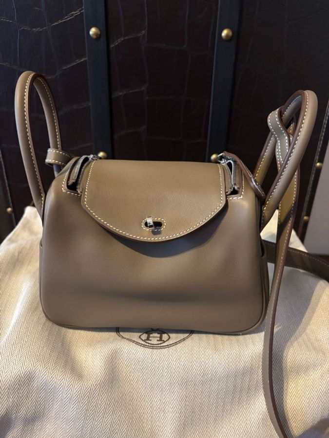 Mini Lindy II swift皮 18 etoupe大象灰-1