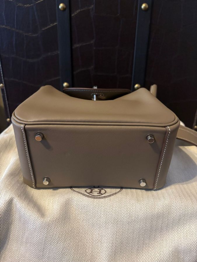 Mini Lindy II swift皮 18 etoupe大象灰-3