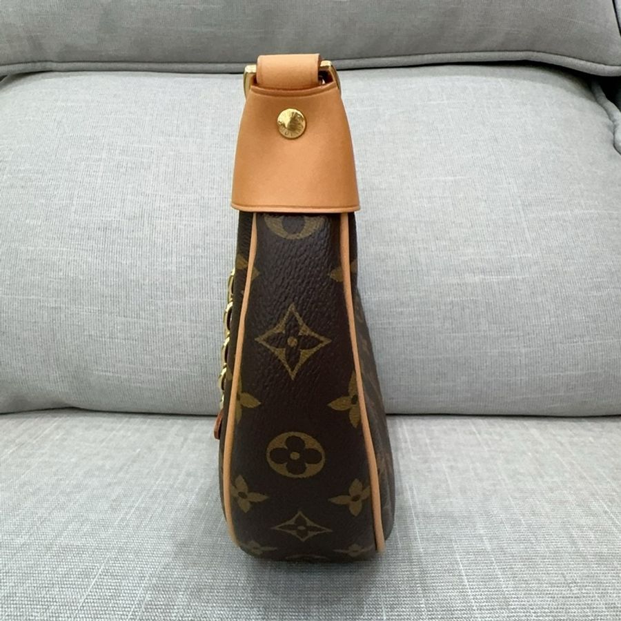 JK國際二手精品✨LV M81098 月亮包 晶片款 購證正本-3