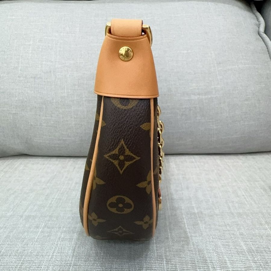 JK國際二手精品✨LV M81098 月亮包 晶片款 購證正本-4