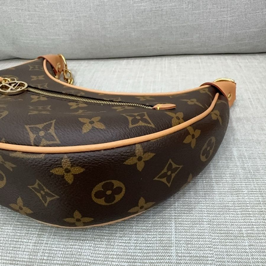 JK國際二手精品✨LV M81098 月亮包 晶片款 購證正本-6