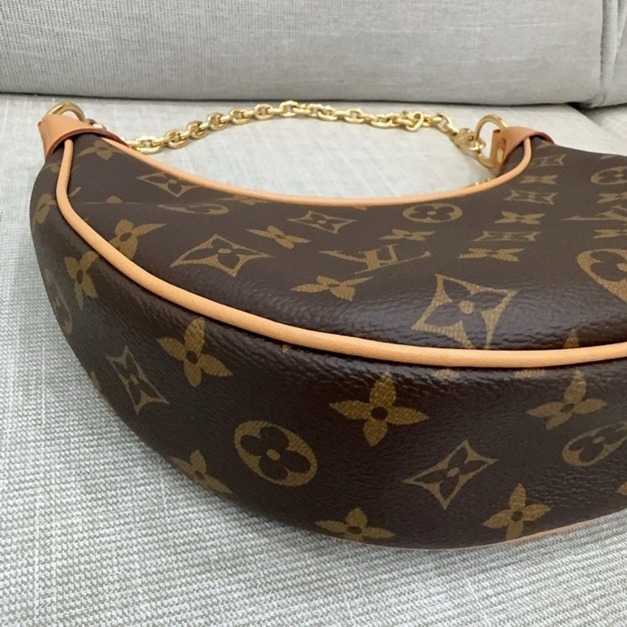 JK國際二手精品✨LV M81098 月亮包 晶片款 購證正本-8