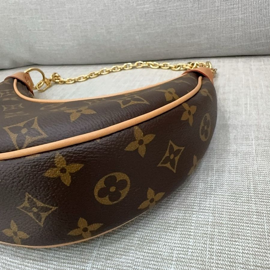 JK國際二手精品✨LV M81098 月亮包 晶片款 購證正本-9