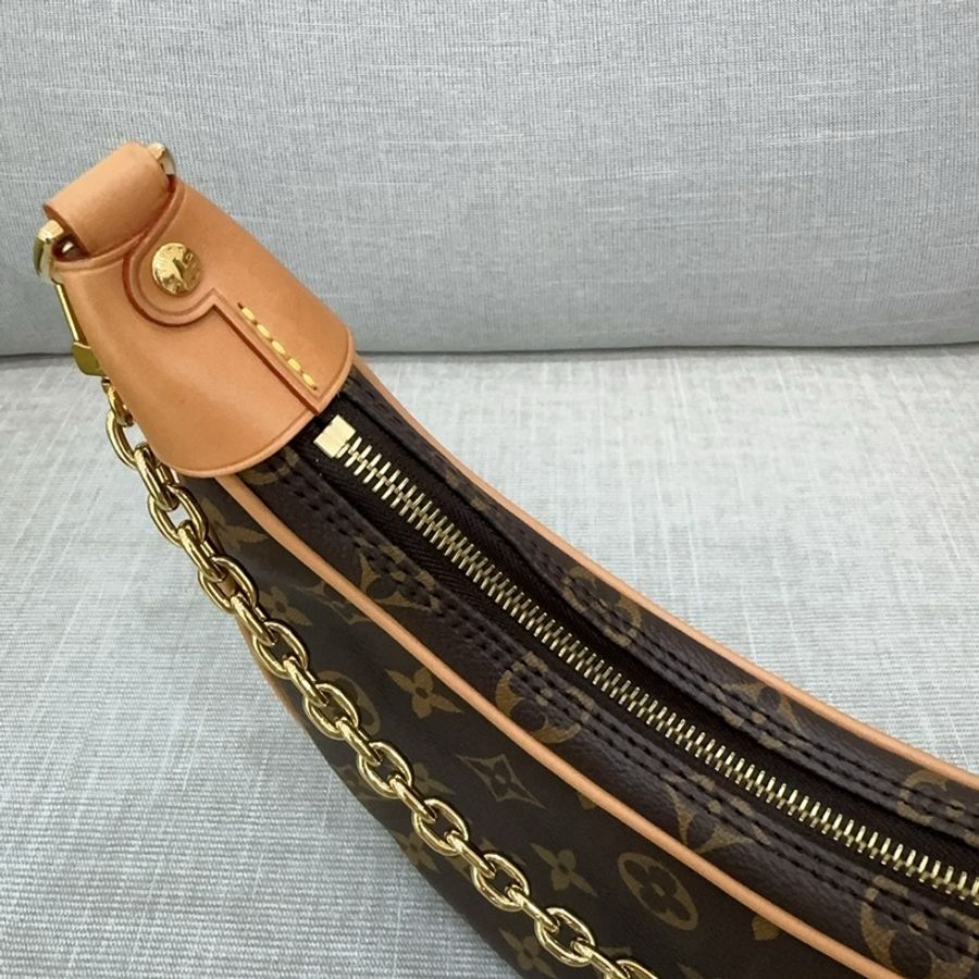 JK國際二手精品✨LV M81098 月亮包 晶片款 購證正本-10