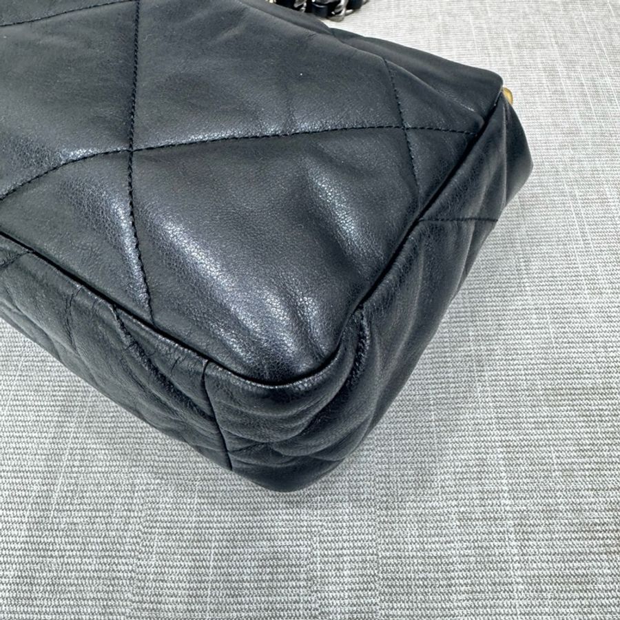 JK國際二手精品✨Chanel 19bag小號黑金-11