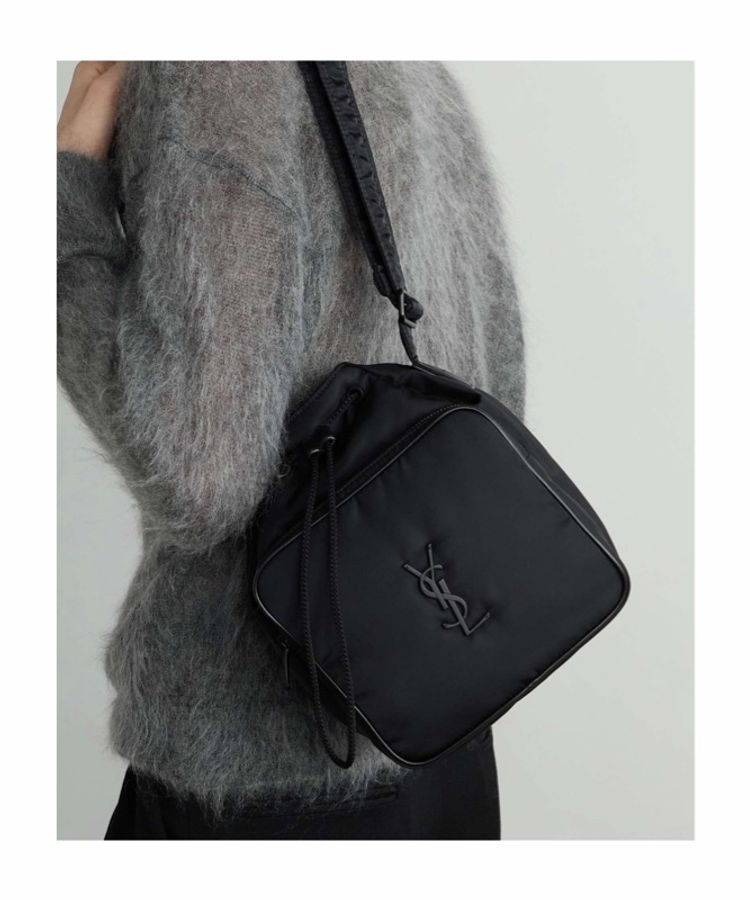 Saint Laurent 男士 徽標單肩包均碼碼26cm*18cm-3