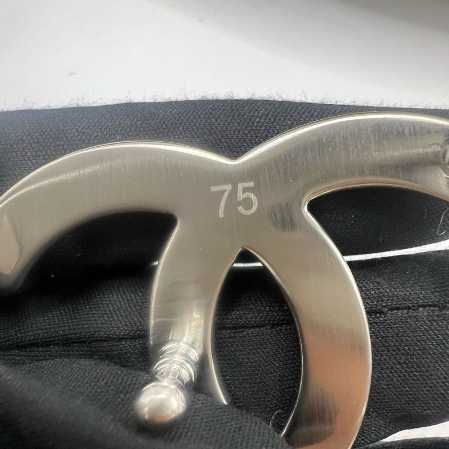 新品到貨 香奈儿Chanel经典款银色大logo双面腰带皮带尺寸 宽3cm长75/80/85/cm,-9