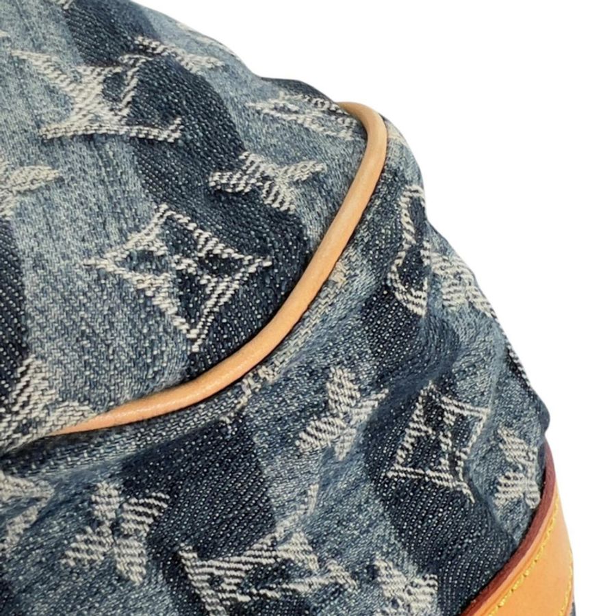 路易威登 (LOUIS VUITTON) Monogram Denim Cavalier GM M95336 手提包 藍色 女士-9