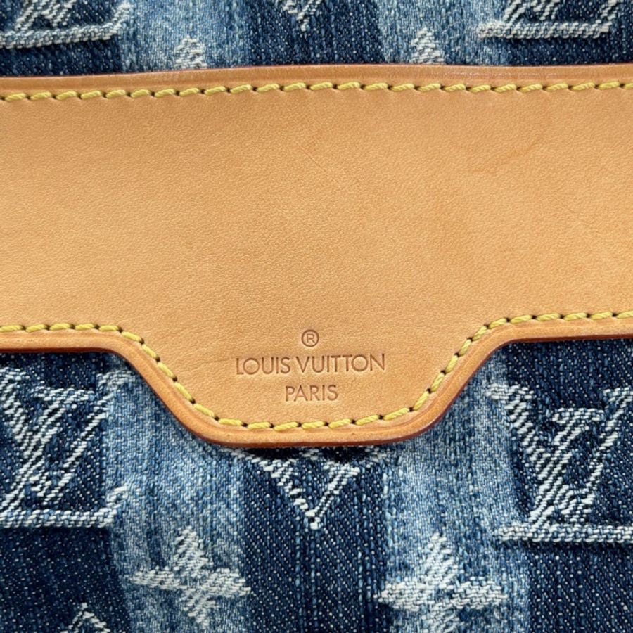 路易威登 (LOUIS VUITTON) Monogram Denim Cavalier GM M95336 手提包 藍色 女士-11