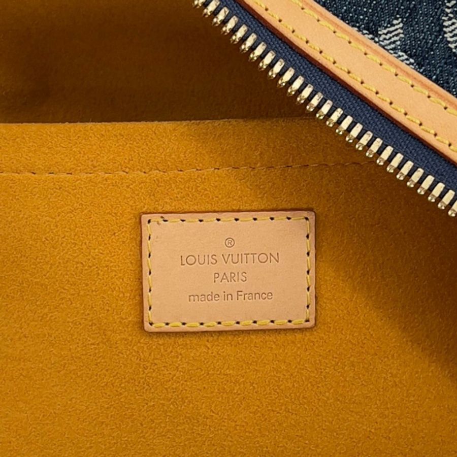 路易威登 (LOUIS VUITTON) Monogram Denim Cavalier GM M95336 手提包 藍色 女士-12