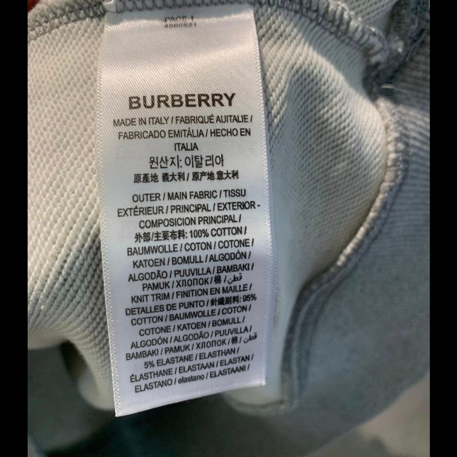 XL/原價2萬9/全新/Burberry 長袖連帽大學棉T-8