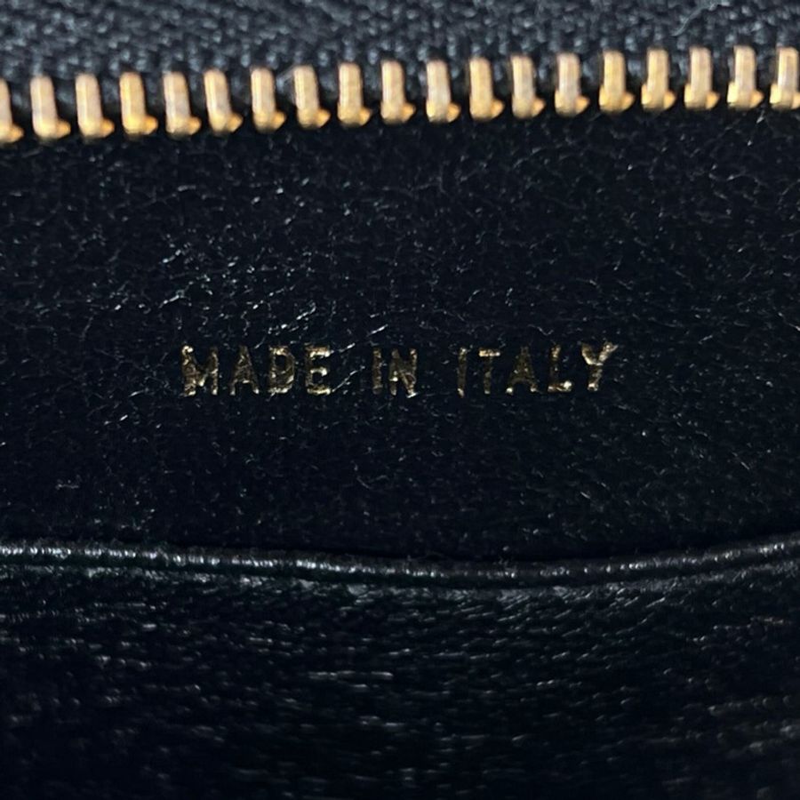 香奈兒 (CHANEL) Matelassé 緞面肩背包,黑色,女士,Coco Mark-12