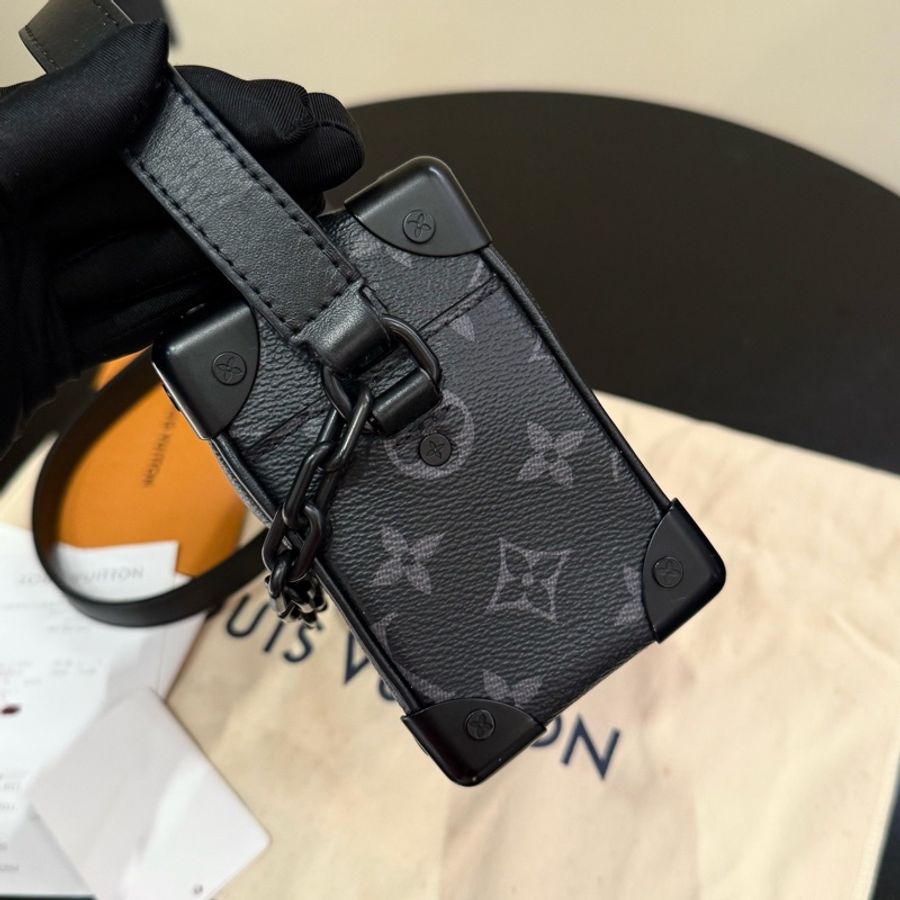 Louis Vuitton • 經典黑老花Mini Soft Trunk 盒子包 🈶22年購證-6