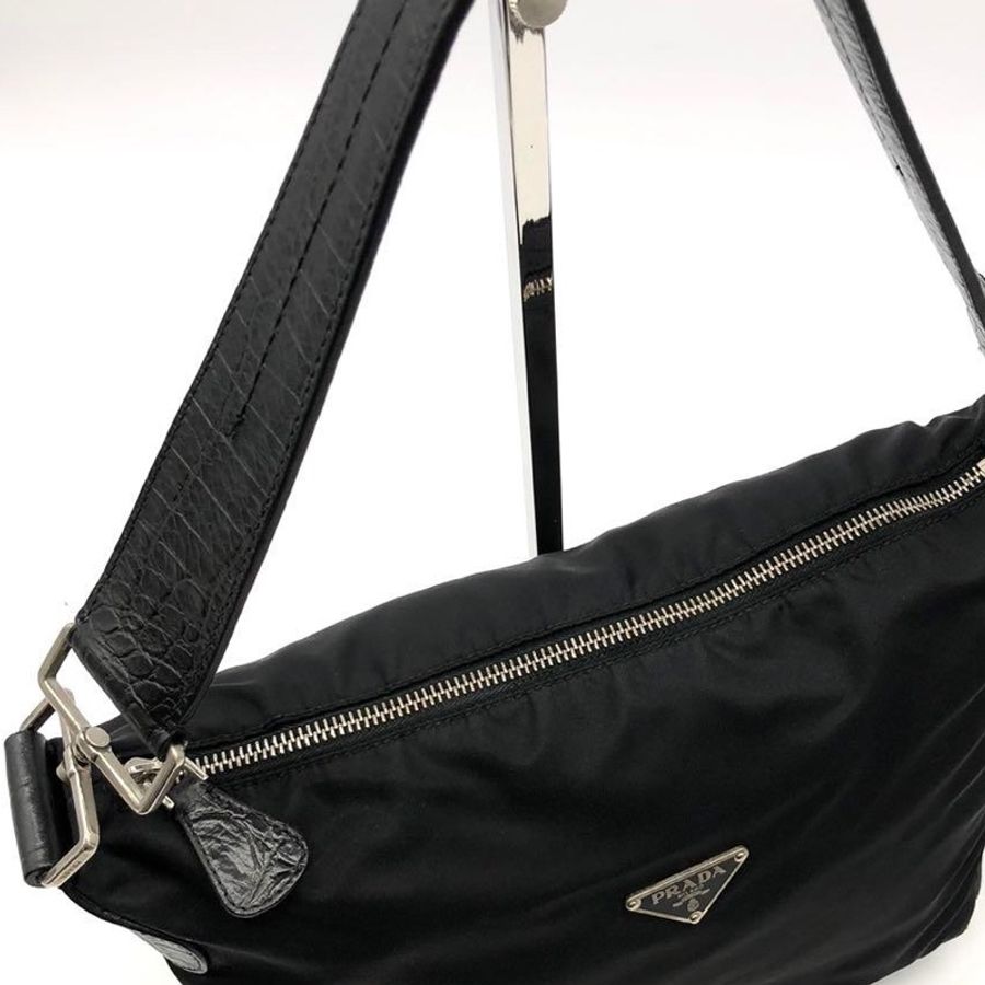 🌷PRADA 尼龍手提包單肩包|經典花紋✦fufu style 精品✦ 氣質款|單肩包.手提包-19