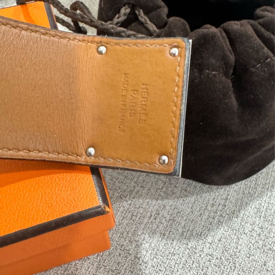 Hermès Kelly 經典寬皮手環-4