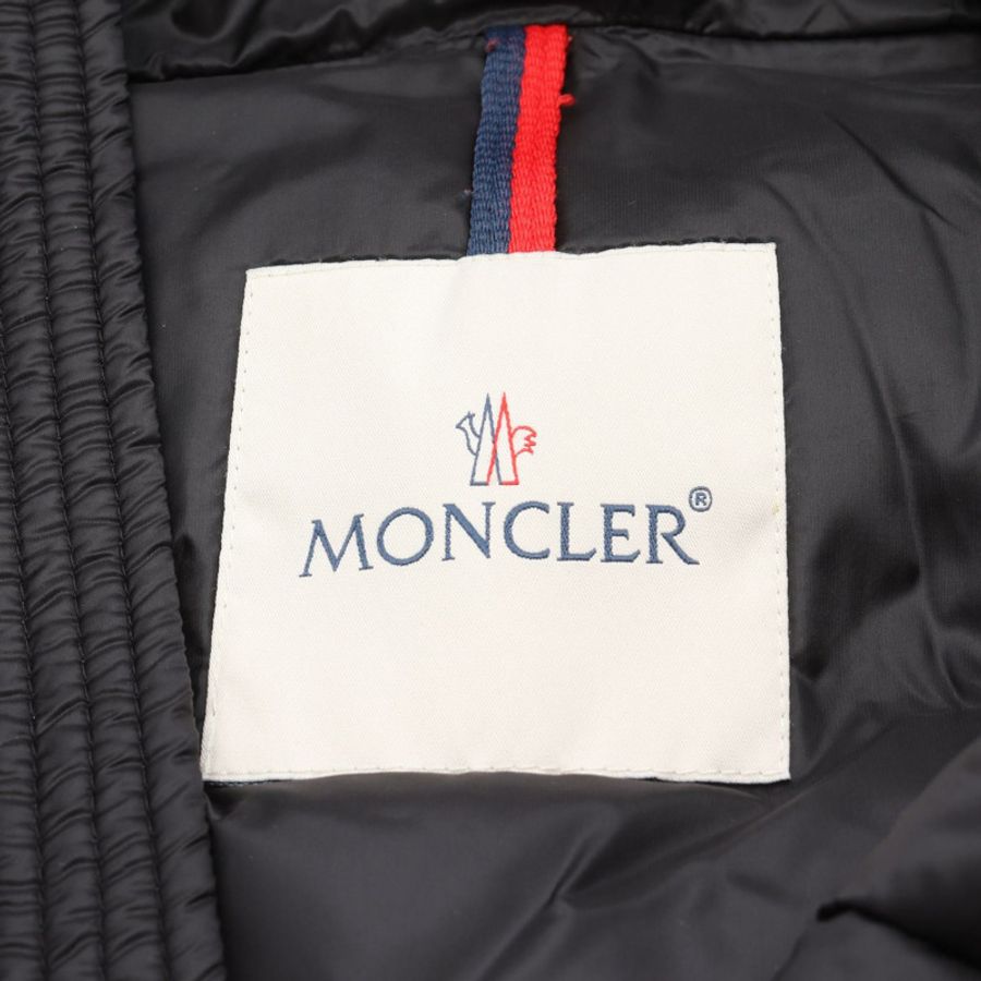 MONCLER VANOISE 帶帽羽絨背心 尼龍 黑色 #4 二手男款-2