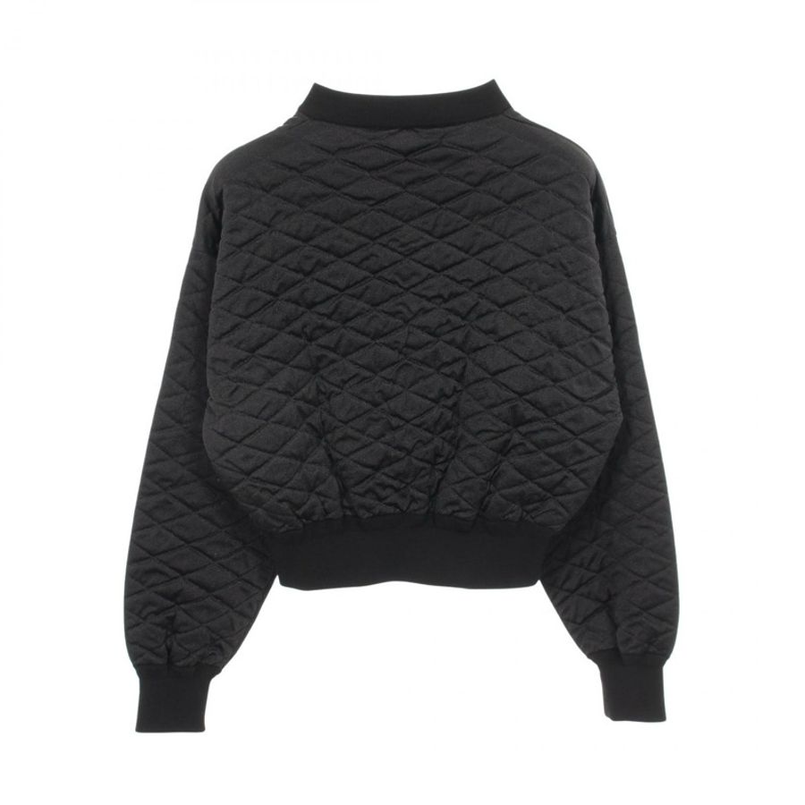 路易威登 (LOUIS VUITTON) 鑽石紋針織短外套 其他夾克 RW222W PT9 FNKC01 羊毛 黑 二手 女款-1