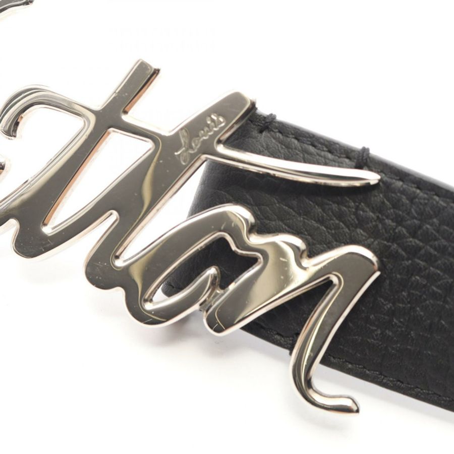 路易威登 (LOUIS VUITTON) Ceinture LV Autograph 40mm 皮帶 M0187 黑色真皮男士二手-6